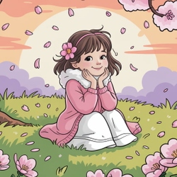Dibujos para colorear Girly - Primavera