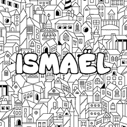 Coloraci&oacute;n del nombre ISMA&Euml;L - decorado ciudad