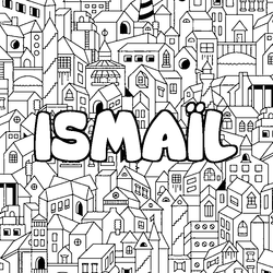 Coloraci&oacute;n del nombre ISMA&Iuml;L - decorado ciudad