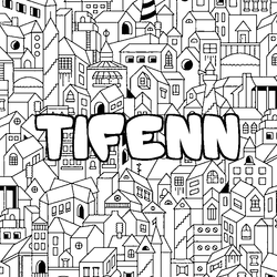 Coloraci&oacute;n del nombre TIFENN - decorado ciudad
